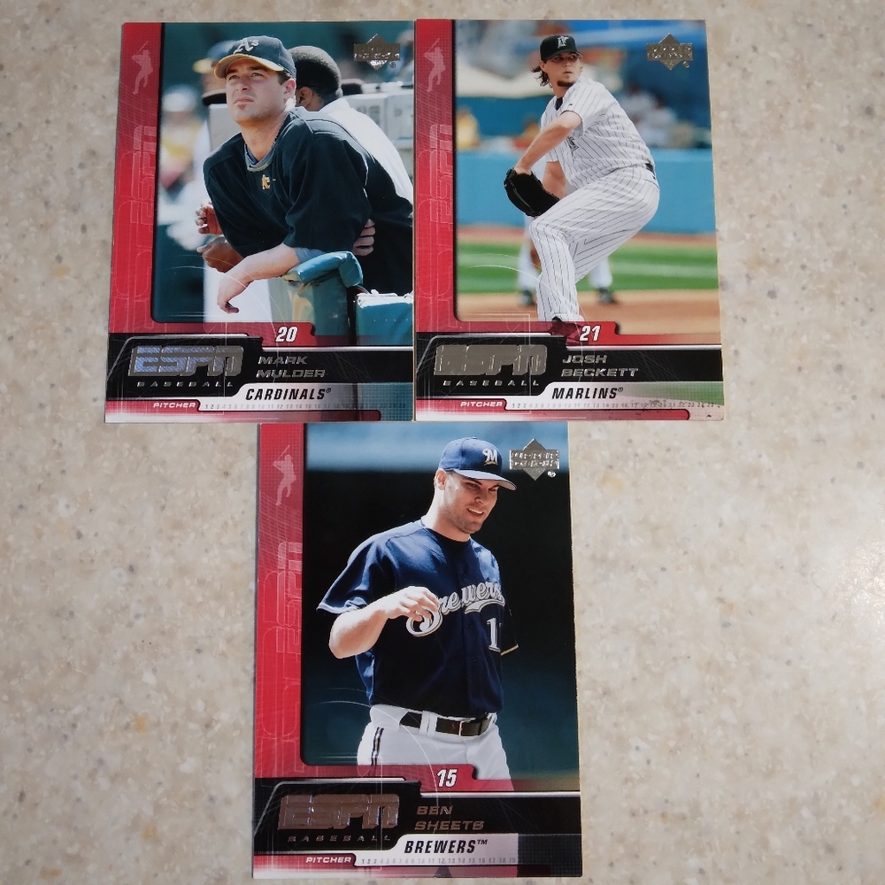 2005 ESPN/Upper Deck Baseball Cards- Partial